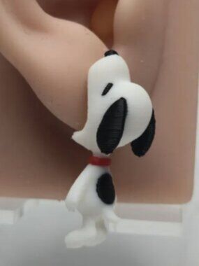 3D Printed Animal Bite "Snoopy Chomper" Earrings